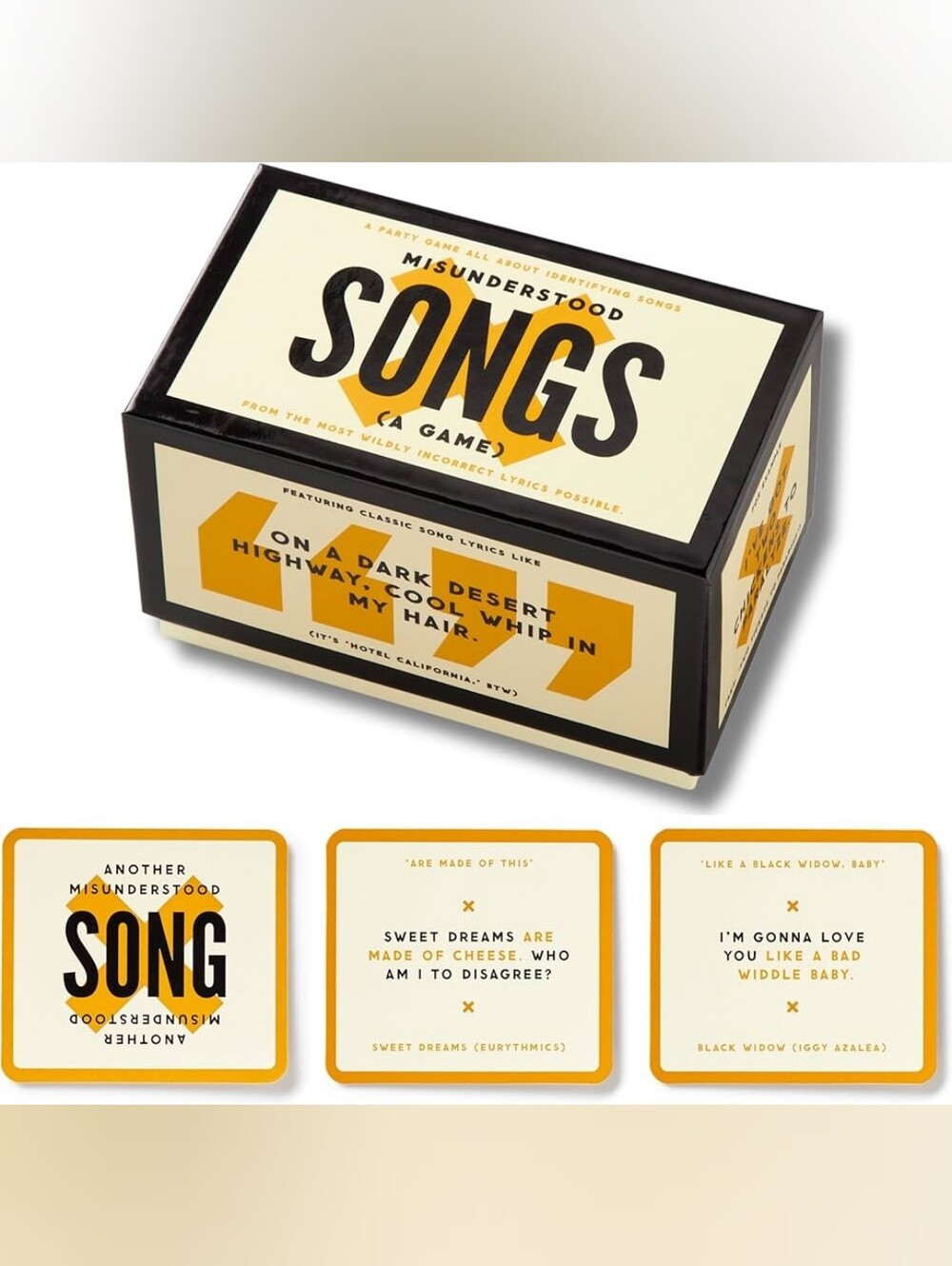 Misunderstood Songs Party Game
